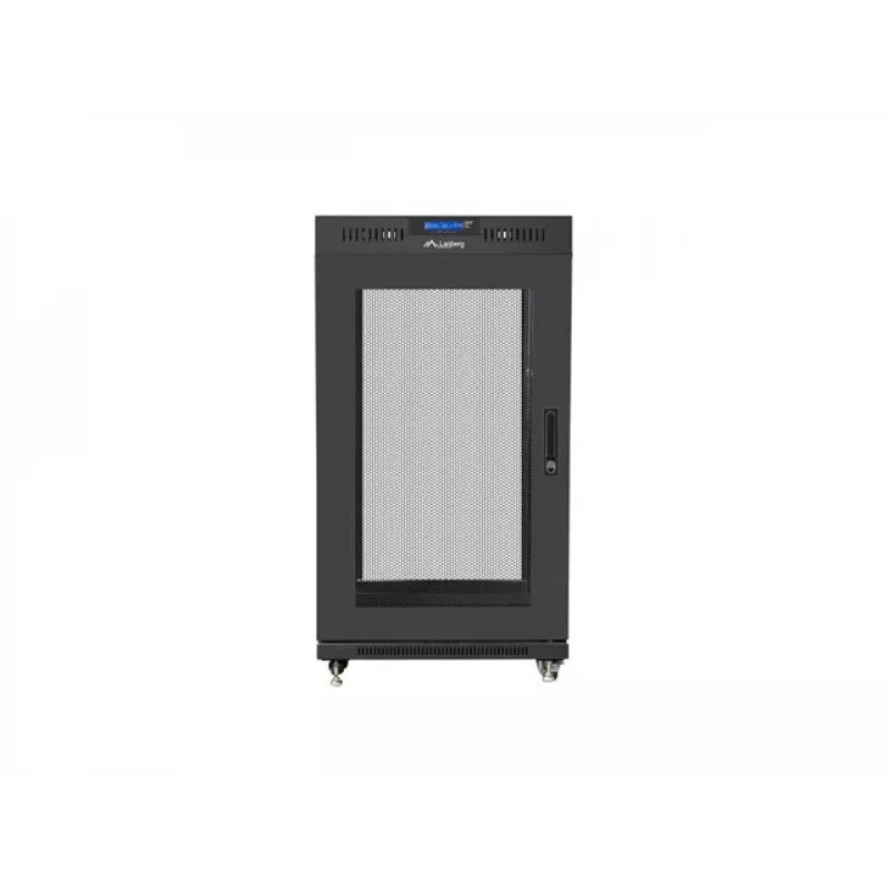 19-Zoll freistehender Netzwerkschrank LANBERG FF01-6622-23BL 22U Schwarz
