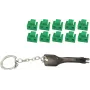 RJ45-Portblocker ShiverPeaks BS08-01031 grün — Set mit 10 Schlössern und 1 Schlüssel
