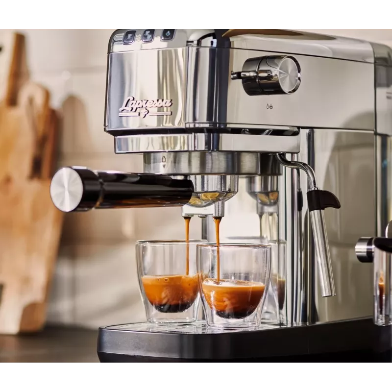 Druck-Kaffeemaschine Lapressa Edelstahl