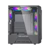 Darkflash LEO Computergehäuse (schwarz)