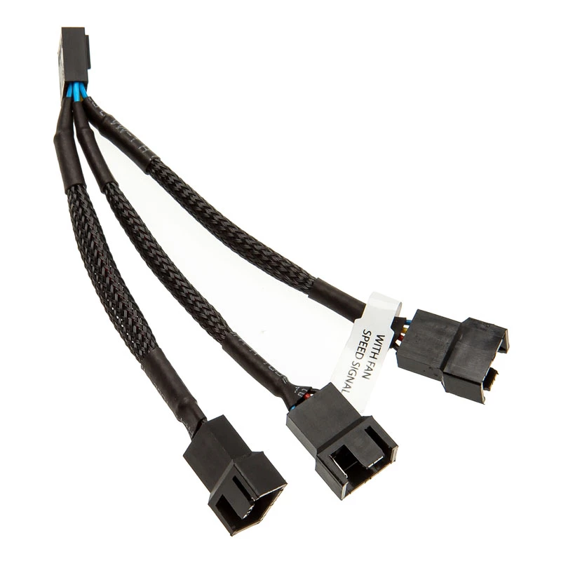 EK Water Blocks EK-Kabel Y-Weiche für 3x 4-Pin-PWM-Lüfter 10 cm