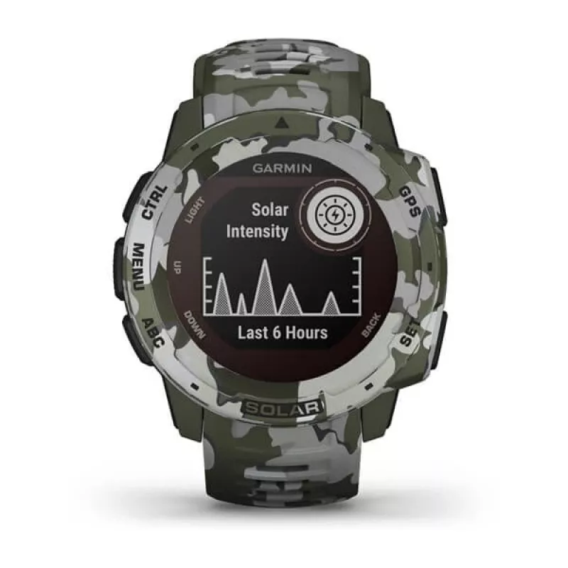 GPS-Uhr Garmin Instinct Solar Camo Edition Tarnung