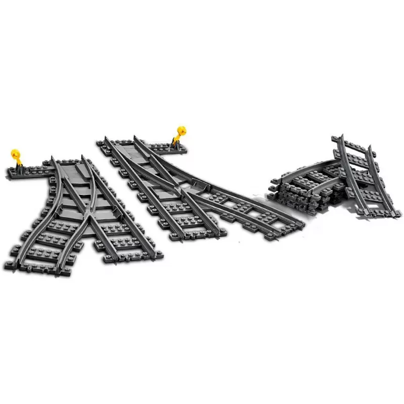 Baukasten LEGO City 60238 – Bahnweiche und Zubehör für Spielsets