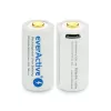 Wiederaufladbare Batterie everActive EV16340 700mAh 3V mit Micro-USB-Ladefunktion