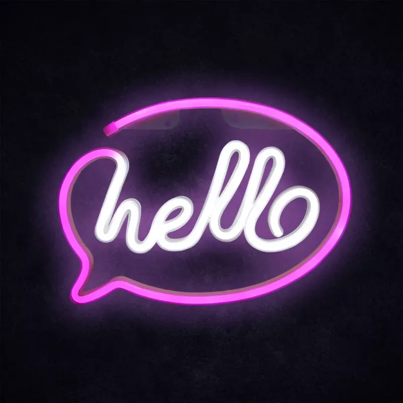 Dekorative Neonleuchten MANTA SNL08PKT Pink/Weiß – flexibler LED-Streifen, dekorative Niedervolt-Akzentbeleuchtung