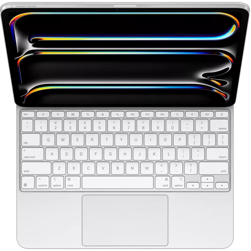 Apple Magic Tastatur für iPad Pro 13 Zoll M4 US English Weiß QWERTY