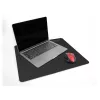 Mauspad DeLOCK 12149 Schwarz 400x450 mm Gummi Rutschfeste Unterseite