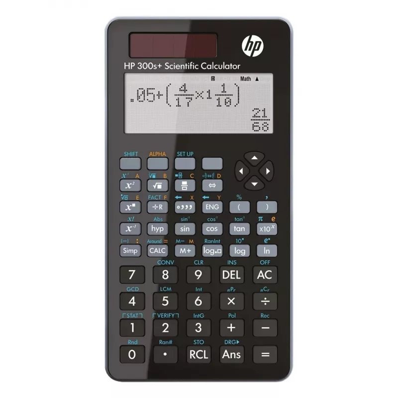 HP-Taschenrechner wissenschaftlich für Büro HP 300SPLUS/INT BX, 315 Funktionen, 155x84x20mm, Schwarz