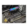 Kühlkörper DELOCK 18460 für M.2 SSD 2280 — Aluminium/Kupfer, RGB 5V, Schwarz