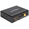 HDMI Stereo / 5.1 Kanal Audio-Extractor 4K, Adapter schwarz