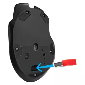 MAUS DEFENDER GM-213 THUNDER RF 1600dpi 8P SCHWARZ