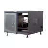 Rack-Regal TECHLY 367652 Kabel-Organizer mit 3M-Klebebefestigung, Stahl, 550×550×410 mm, schwarz
