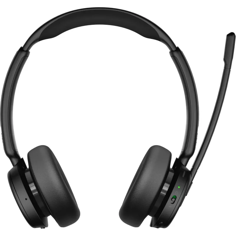 Epos Impact 500, Binaurales (beidseitiges)-Headset, Bluetooth ANC, MS Teams zertifiziert, incl. USB-C Dongle mit USB-A-Adapter