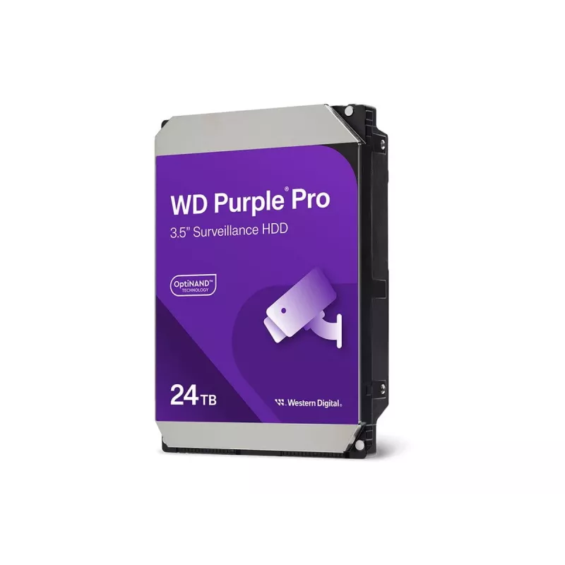 Interne Festplatte Western Digital Lila Pro WD241PURP 24 TB 7200 U/min 3,5 Zoll SATA 512 MB Cache