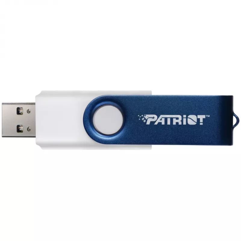 USB-Flash-Laufwerk PATRIOT Xporter X550 128 GB, Dual-Interface USB-A und USB-C 3.2 Gen 1, blau/weiß