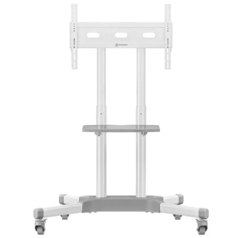 TV-Ständer ONKRON TS1351-W für 32–65 Zoll Fernseher, Weiß, Universeller Bodenständer