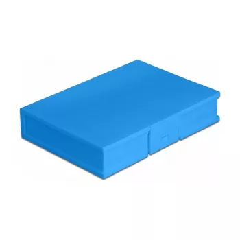 Schutzbox DeLOCK 18373 für 3,5-Zoll-Festplatte Blau