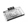 Backplate Alphacool 10268 Acryl Aluminium Chrom Kupfer Nylon Schwarz 160,8 mm