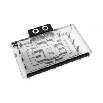 Backplate Alphacool 10268 Acryl Aluminium Chrom Kupfer Nylon Schwarz 160,8 mm