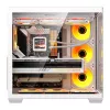 Computergehäuse Darkflash C280 (weiß) mit 7 Kühlventilatoren