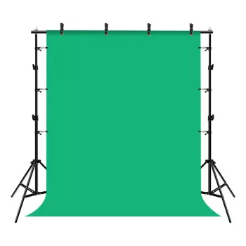 Hintergrund-Stativset Puluz PKT5204 2×2 m mit 3 Hintergründen – Studio-Hintergrundständer-Set