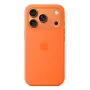 Silicone Hülle Apple iPhone 17 Pro MagSafe Orange Hülle
