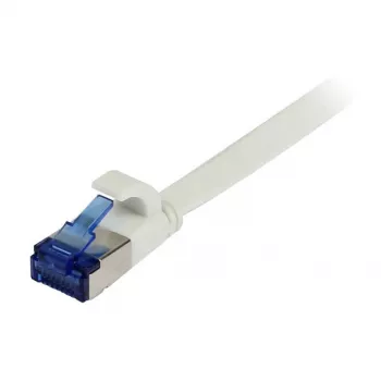 Synergy 21 Patchkabel RJ45, CAT6A 500MHz, 3m, Weiß, U/FTP, Flach, TPE(Superflex), AWG32, Synergy 21 - Kabeltyp U/FTP - Adernpaare foliengeschirmt