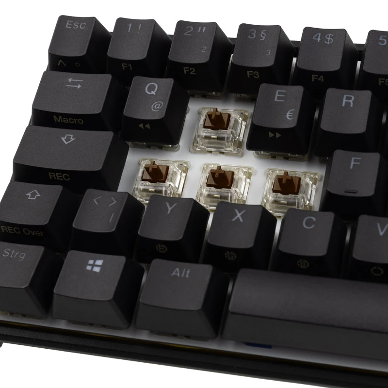 Ducky Mecha Pro SF Tastatur Gaming USB Deutsch Schwarz