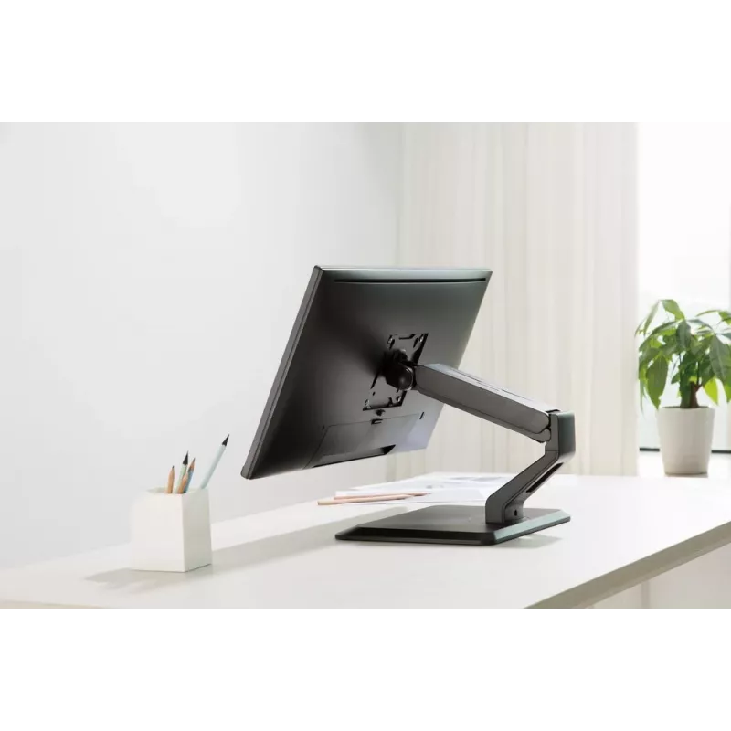Vollbeweglicher Touchscreen-Tischständer GEMBIRD MS-D1ST-01 für 17–32 Zoll Displays, schwarz, VESA 75x75–100x100, maximale Belastung 10 kg