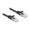 Netzwerkkabel DeLOCK RJ45 Spiralkabel Stecker zu Stecker Cat.5e 1m schwarz