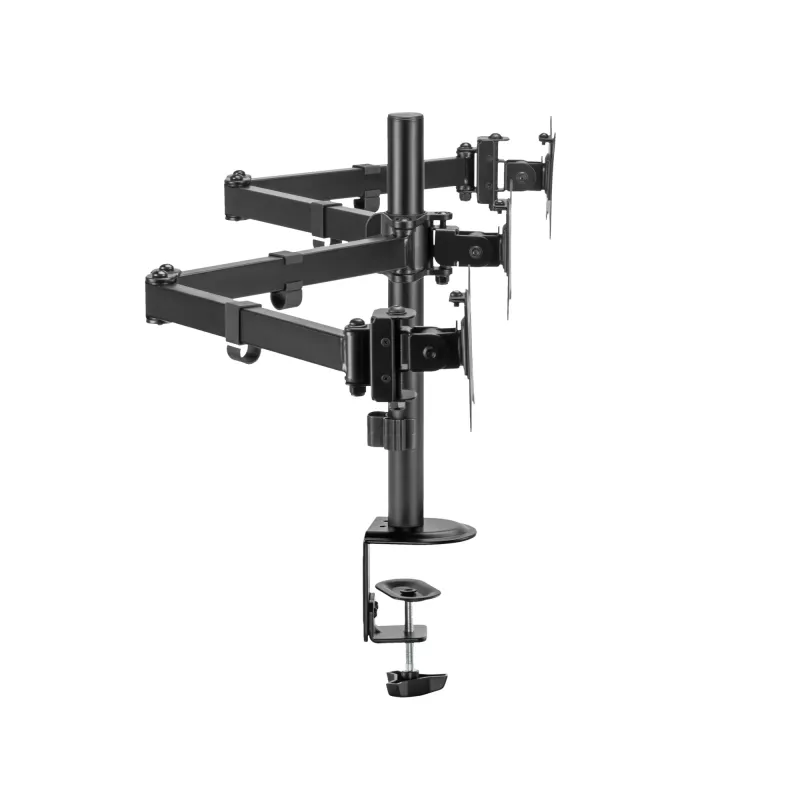 Monitorhalterung SBOX LCD-352/3-2 für 13–27 Zoll Bildschirme, 3 Arme, max. 9 kg pro Arm, VESA 100x100