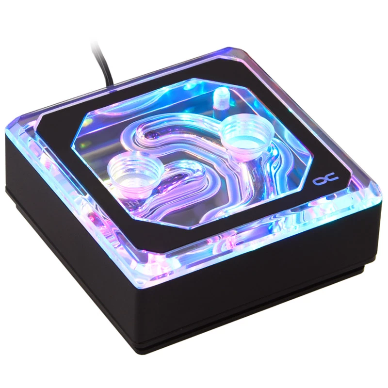 Alphacool 11992 - Wasserkühler - Acetal - Acryl - Aluminium - Messing - Kupfer - Nickel - Edelstahl - Schwarz - Transparent - 1/4 - 60 °C - 0,8 bar (11992)