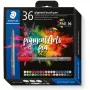 Brush Pen Staedtler Pigment Arts 36 Farben
