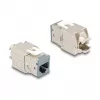DeLOCK Keystone-Modul 88120 Flach RJ-45 Grau 10 Stück