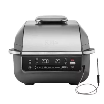 Heißluftfritteuse Ninja EG351EU 5,7 l einzeln, 1760 W, Schwarz/Silber, Tastensteuerung