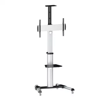 LogiLink BP0025 Multimedia-Wagen/Ständer Weiß Flachbildschirm
