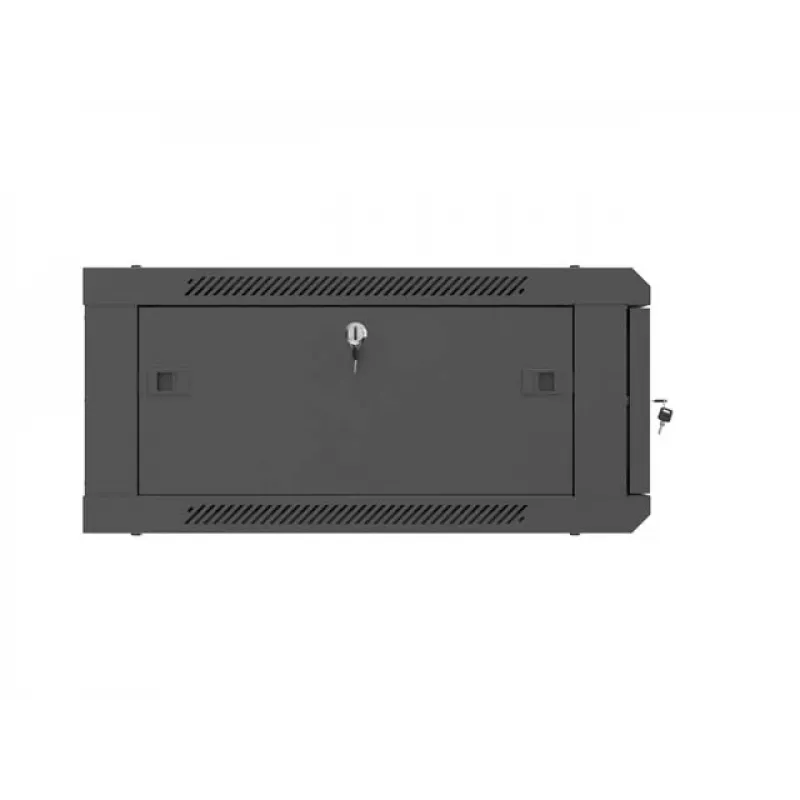 Wandmontierbarer 19-Zoll-Netzwerkschrank LANBERG 4U 600×600 mm, schwarz