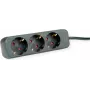 Power Extension ROLINE 19.07.1067 3m 3 AC Outlets Indoor Schwarz