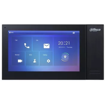 Video-Türsprechanlage DAHUA VTH2421FB — 7 Zoll 1024×600 LCD, 1,5 W Lautsprecher, Fast Ethernet, G.711, TCP/IP, Linux