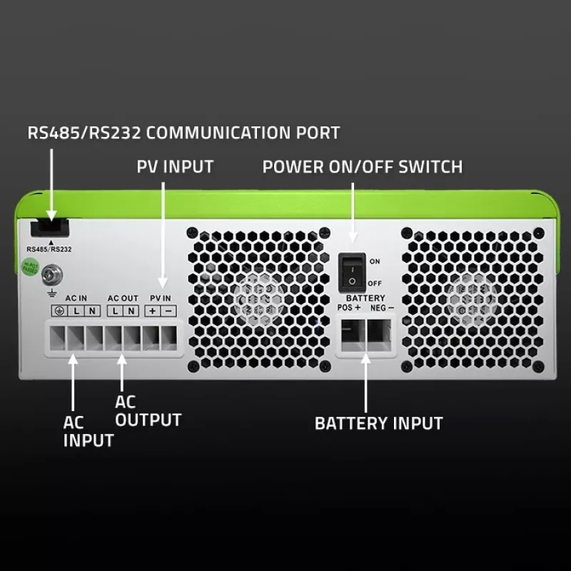 Hybrid-Solarwechselrichter Off-Grid 6200W | 120A