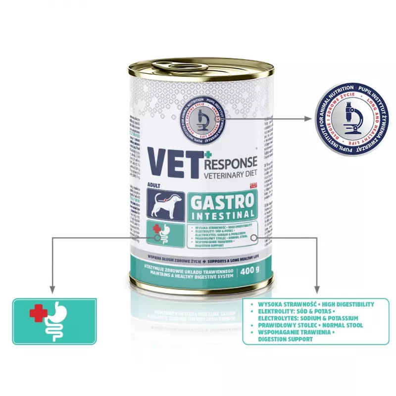 VET RESPONSE Gastrointestinal - Nassfutter für Hunde - 400g