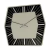 NeXtime Wanduhr 8128zw Hexagon, 43x43 cm, Weiß