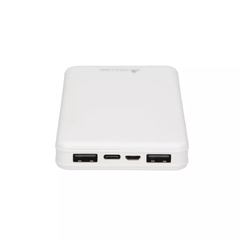 Powerbank Extralink EPB-078W 10000 mAh Weiß, USB-C, 10 W Ausgang, lädt bis zu 2 Geräte