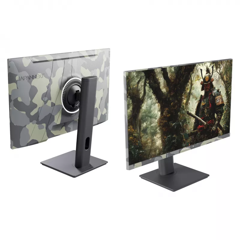 JAPANNEXT JN-IPS238FHD200F-HSP-CAMO Computermonitor 61 cm (24 Zoll) 1920 x 1080 Pixel Full HD LCD Schwarz