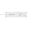 Tellur WiFi Smart-Steckdosenleiste mit 3 AC-Steckdosen und 4 USB-Ports (4A)