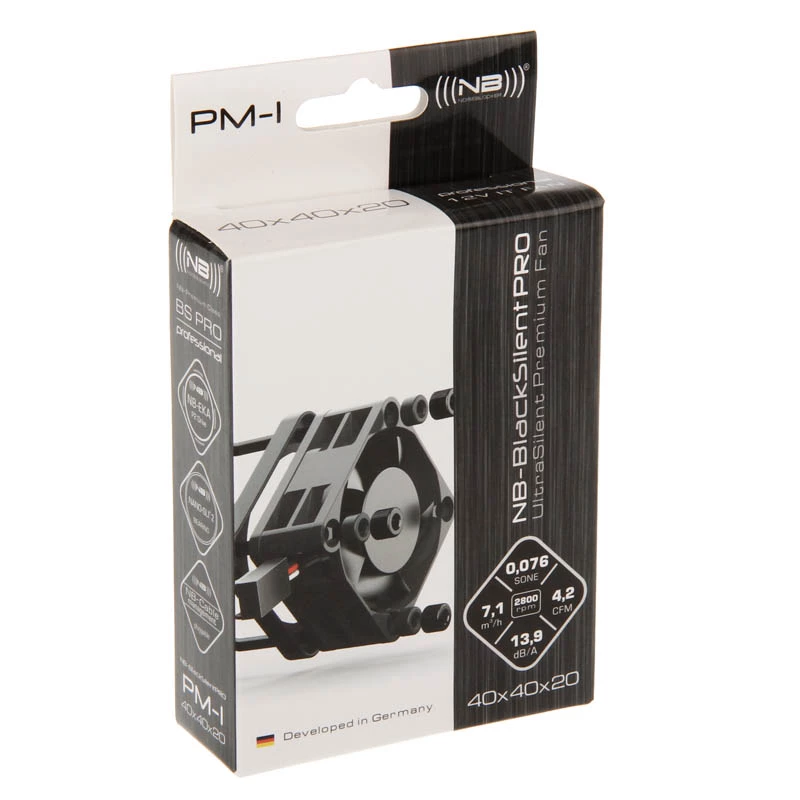 NOISEBLOCKER SchwarzSilentPRO PM-1 40mm Gehäuselüfter