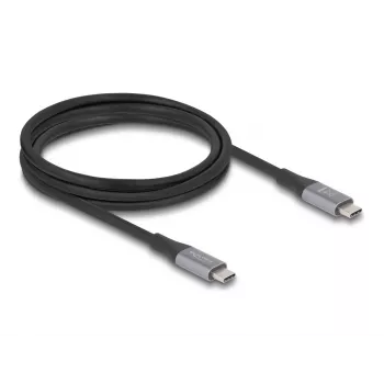 USB-Kabel DeLOCK 81192 USB4 Gen 2x2 2m USB-C Schwarz Grau