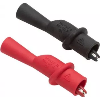 Fluke Sicherheits-Greiferklemmen-Set Buchse 2 mm CAT IV 600 V, CAT III 1000 V Rot, Schwarz AC175 (4101772)