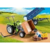 Playmobil Mähdrescher-Traktor mit Anhänger - Als-ob-Spiel & fantasievolles Spielen für Kinder von 6 bis 9 Jahren - Fat Brain Toys