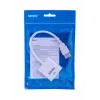 Savio CL-27B Videokabeladapter 0,1 m HDMI Typ A (Standard) VGA (D-Sub) Weiß
